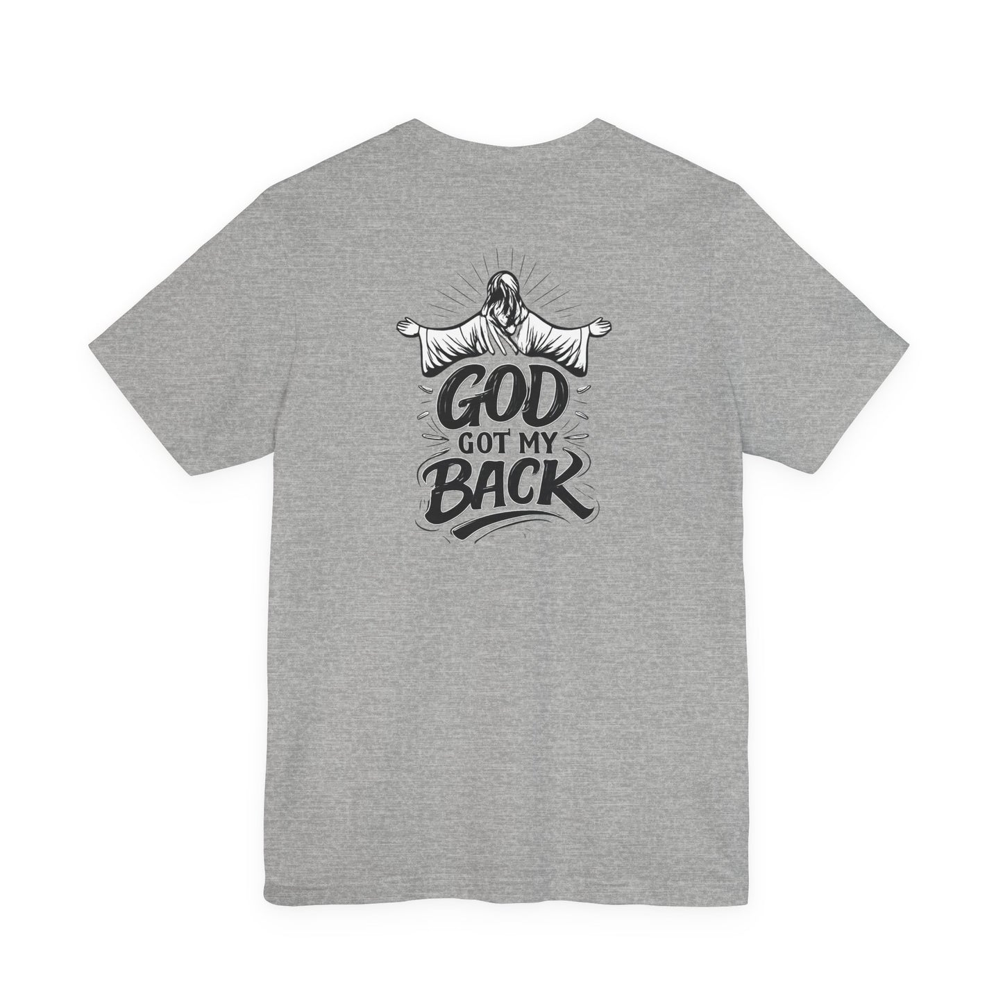 Faith Graphic Tee — 'God Got My Back' Christian T-Shirt