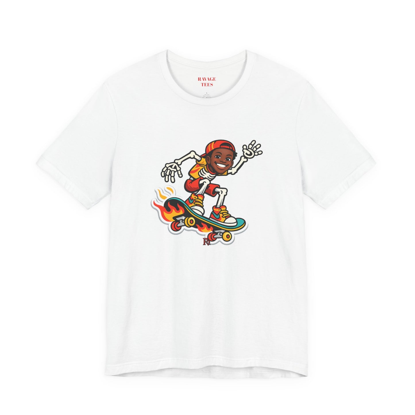 Skateboard Skeleton Tee