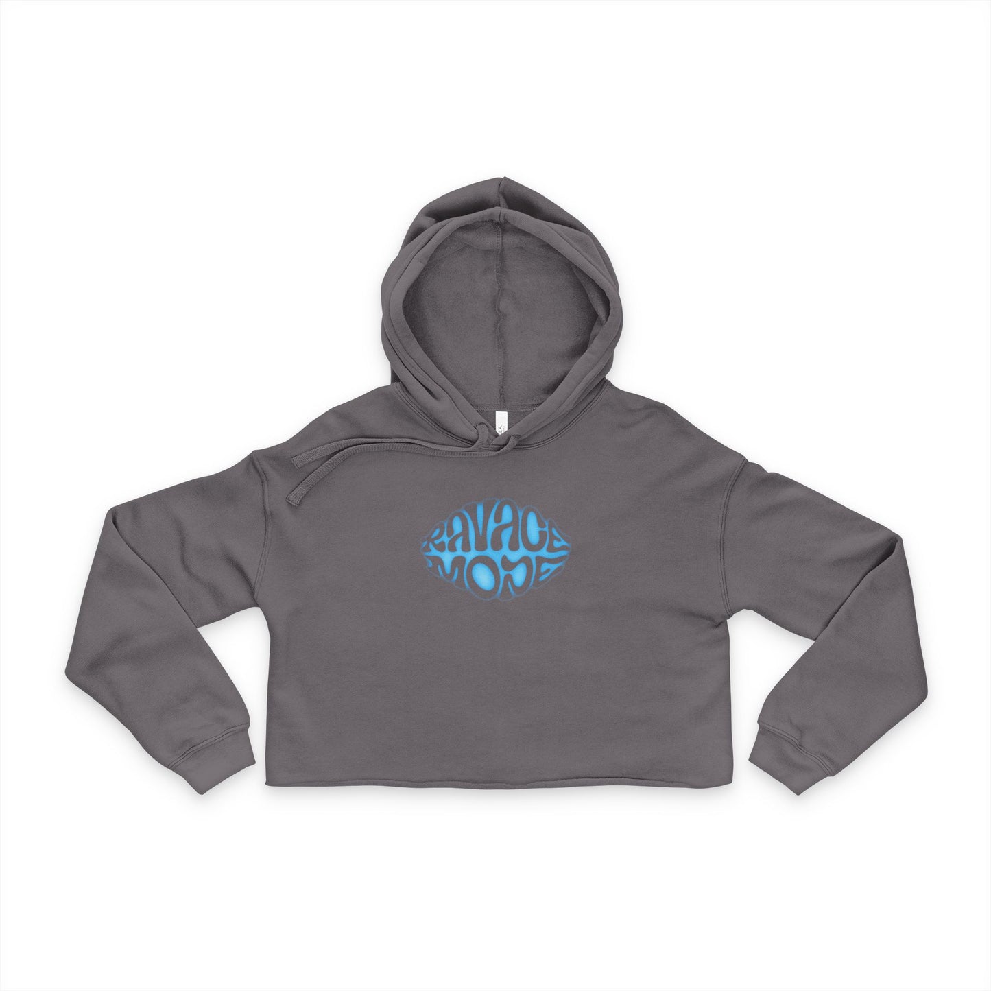 RAVAGE MODE Women's Cropped Hoodie, Trendy Crop Sweatshirt