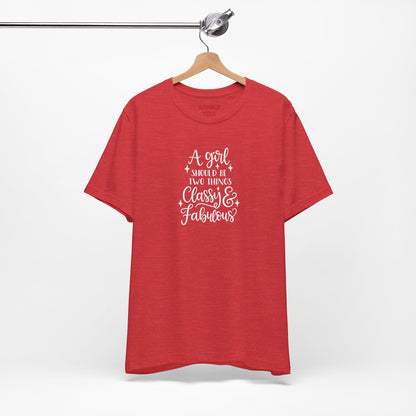 "Classy & Fabulous" Graphic Tee | Women's Fashion T-Shirt