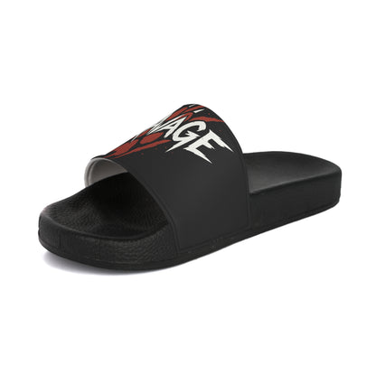RAVAGE TEES Men's Removable-Strap Sandals/Slides