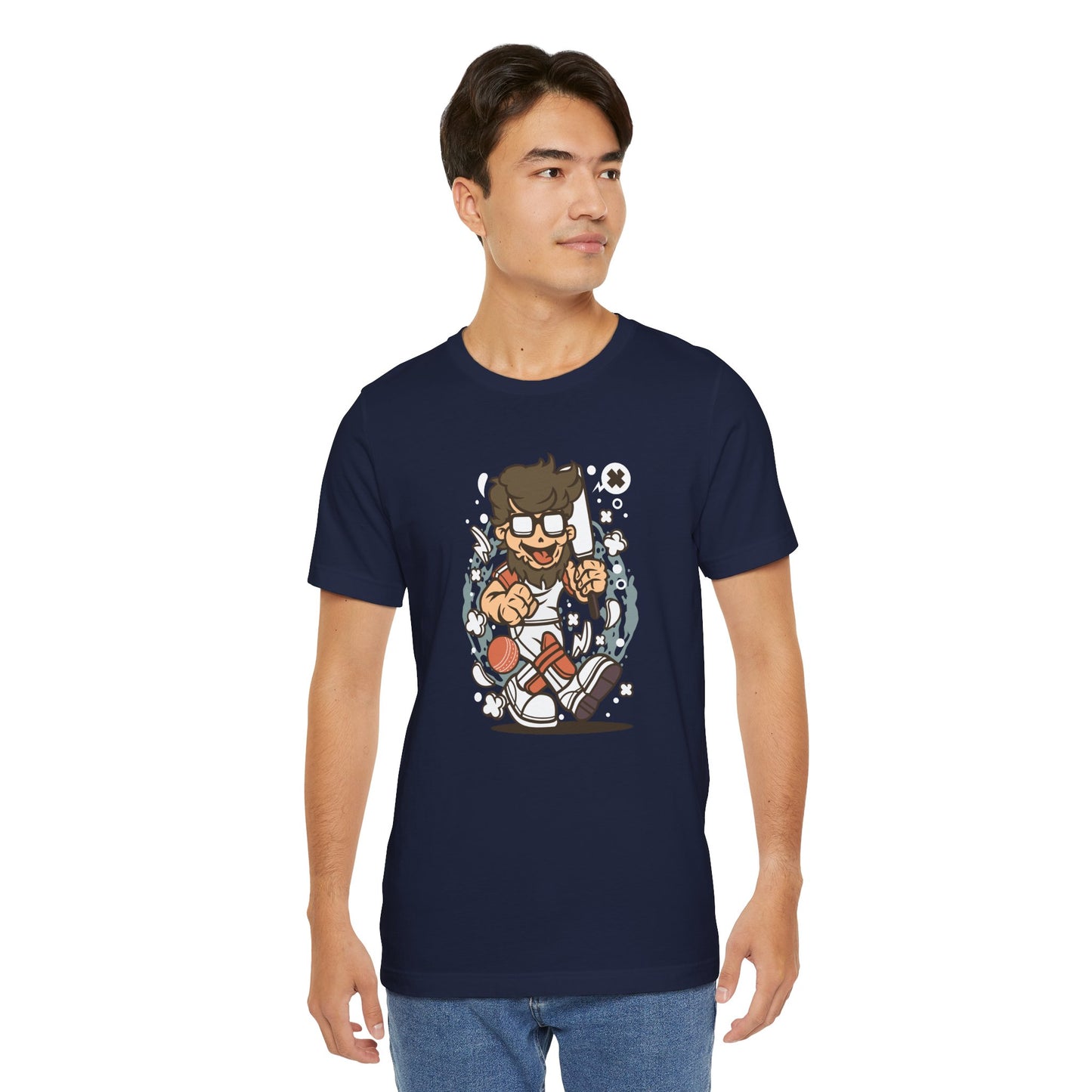 Retro Gamer Cartoon Character Tee