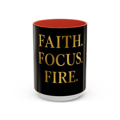 Faith-Inspired Coffee Mug - Motivational Black Mug for Daily Inspiration, Gift for Christians, Office Decor, Home Beverage