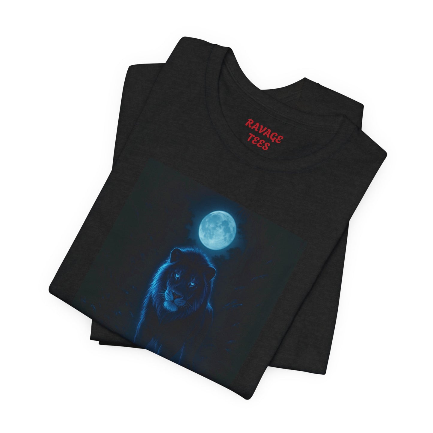 GUARDIAN OF THE MOON LIGHT PATH Mystical Wolf Moon Unisex Tee