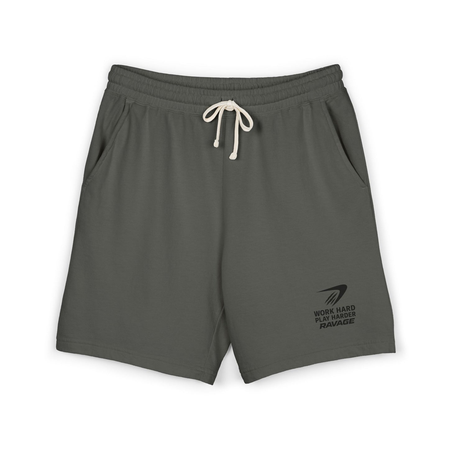 RAVAGE Work Hard Play Harder Unisex Fleece Shorts