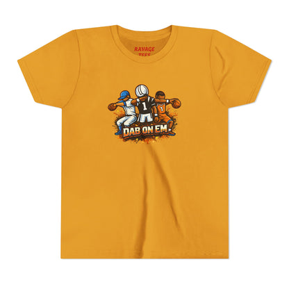 Youth Football Tee - 'Dab On Em' Kids Sports T-Shirt