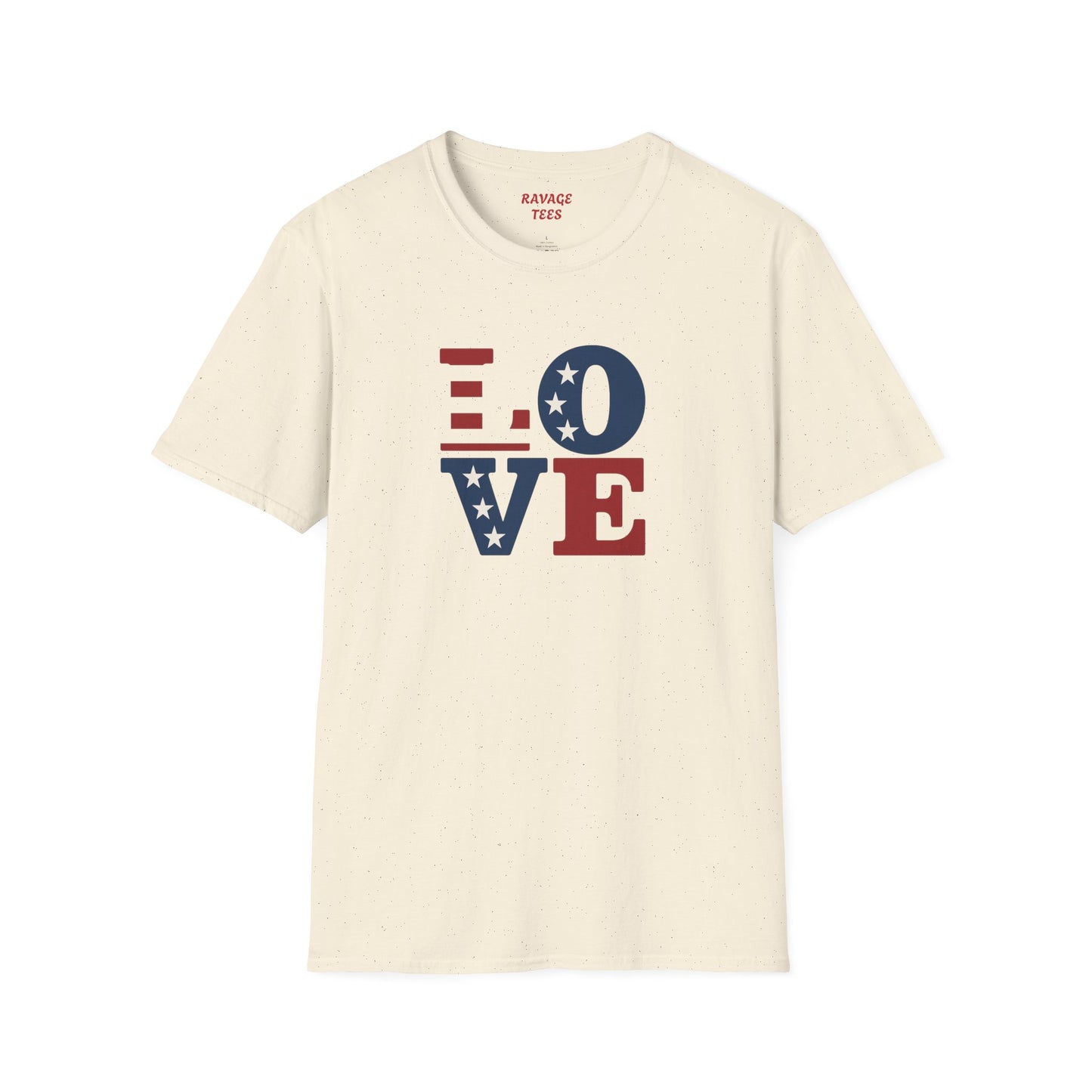 "Freedom & Love" Tee: Unisex 4th of July Graphic Shirt Gift