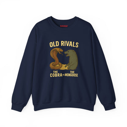 Combat Crewneck Sweatshirt | Old Rivals Cobra vs Mongoose Sweatshirt | Unisex Holiday Gift | Cozy Casual Wear | Perfect for Fans