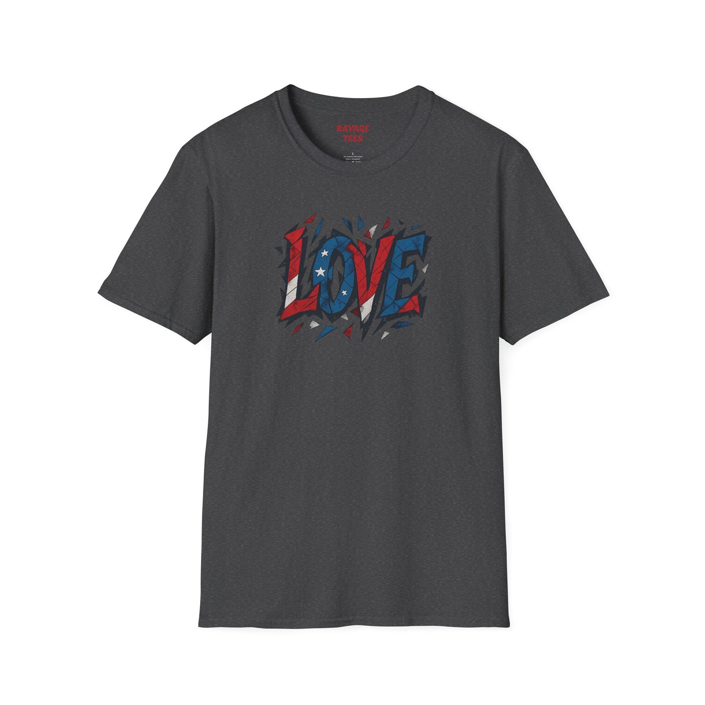 Soft Unisex Freedom & Love Graphic Tee | Gift & Daily Wear