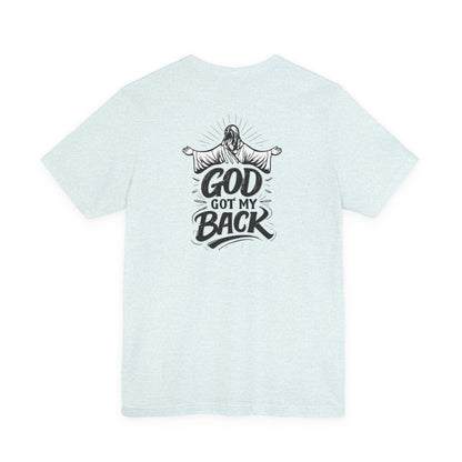 Faith Graphic Tee — 'God Got My Back' Christian T-Shirt