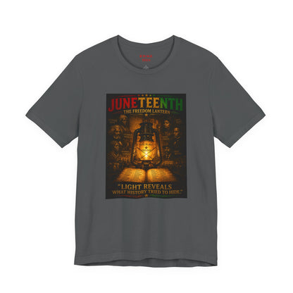 Juneteenth Lantern T-Shirt – "Light Reveals What History Tried to Hide"