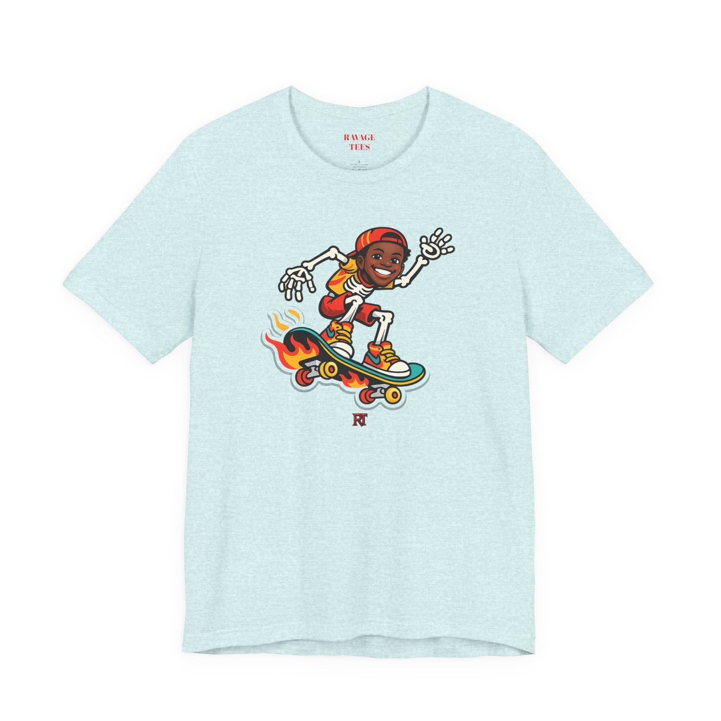 Skateboard Skeleton Tee