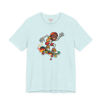 Skateboard Skeleton Tee