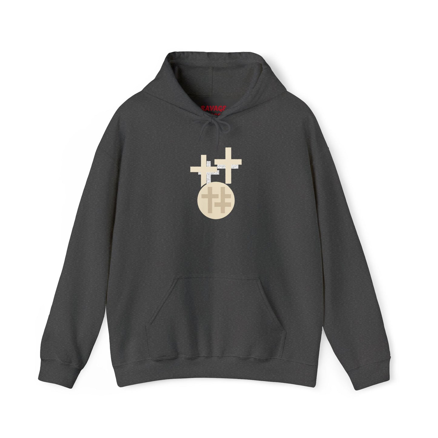 Calvary Cross Unisex Hoodie – Faith-Based Apparel, Christian Symbol Tee, Everyday Casual Wear, Inspirational Gift