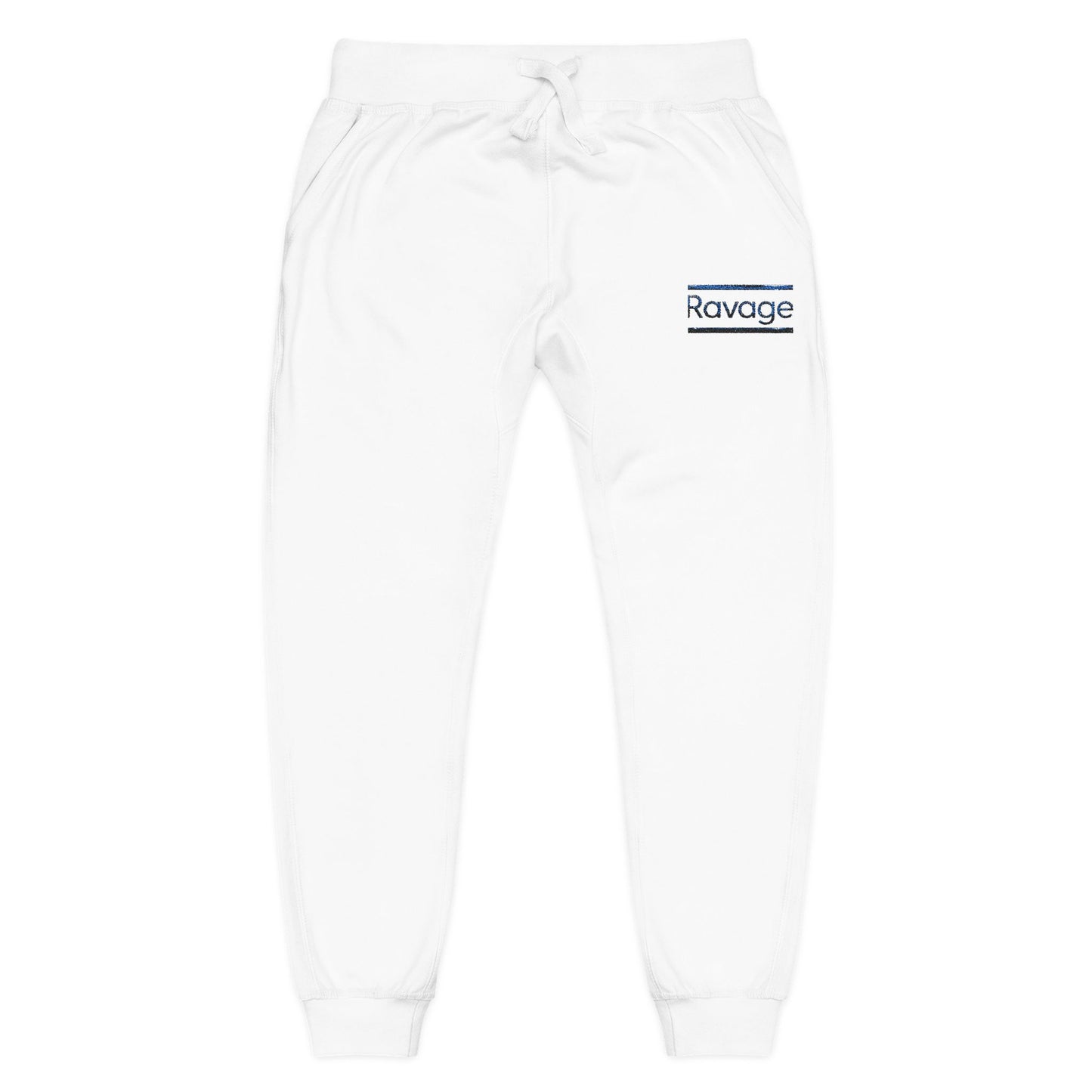 Ravage Embroidered Fleece Sweatpants — Cozy Joggers