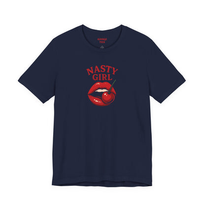 "Nasty Girl" Grunge Graphic Tee | Unisex Soft Jersey T-Shirt
