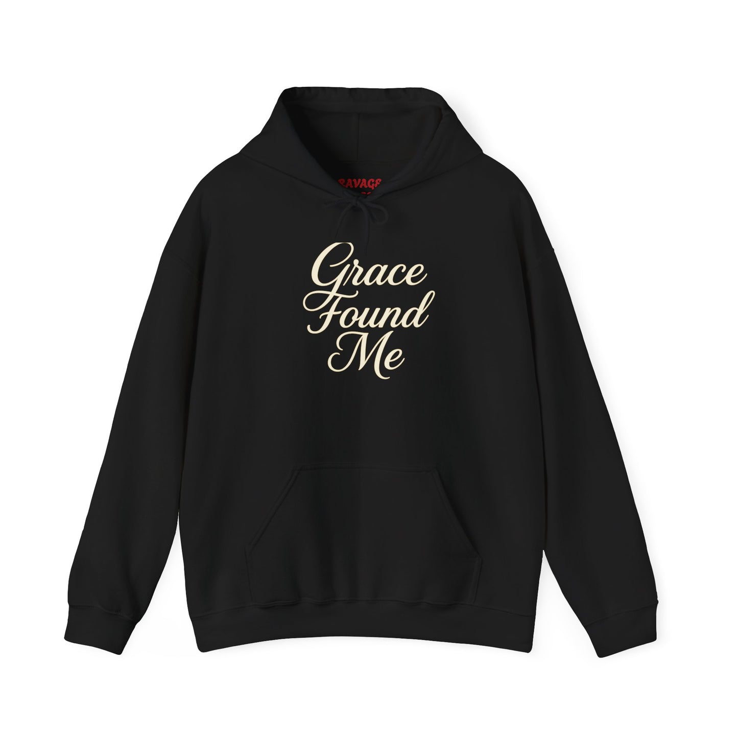 Grace Found Me Unisex Hoodie – Inspirational Christian Sweatshirt, Faith-Based Apparel, Cozy Casual Wear, Perfect Gift for Friends and Believers