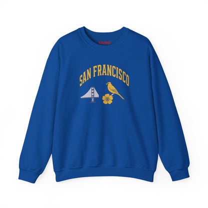 RAVAGE San Francisco - City Vibe Sweatshirt | Unisex Cardinal Crewneck, Cozy Fall Fashion, Casual Wear, Bird Lover Gift Idea