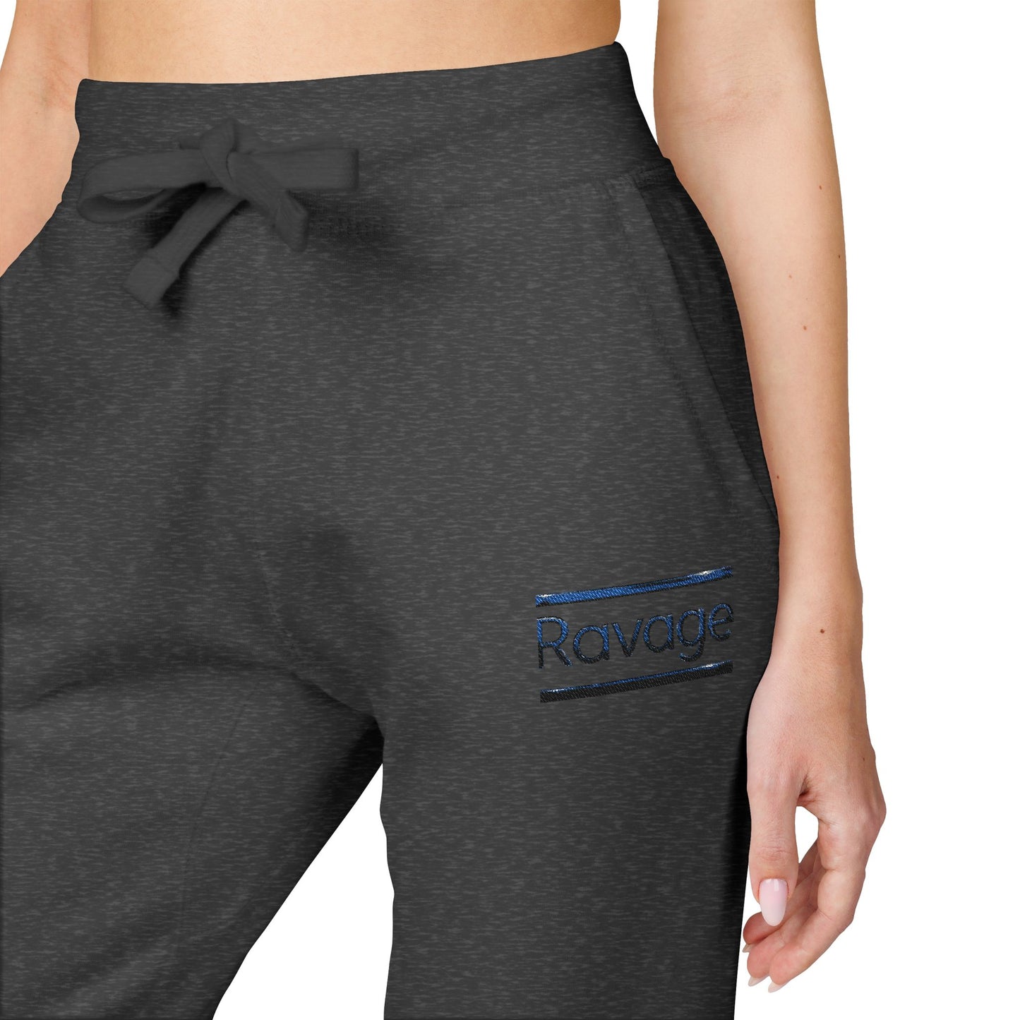 Ravage Embroidered Fleece Sweatpants — Cozy Joggers