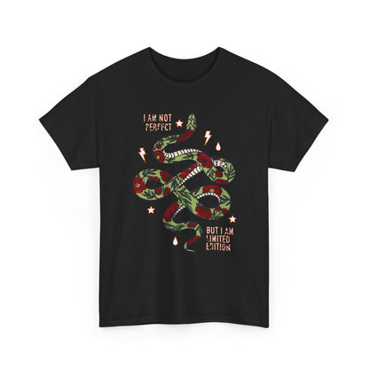 I Am Not Perfect Snake Design Shirt