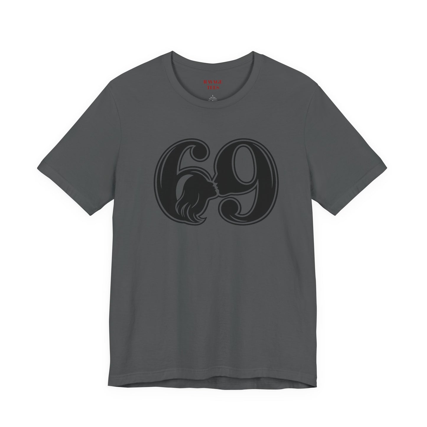 69 Retro Swirl Number Tee