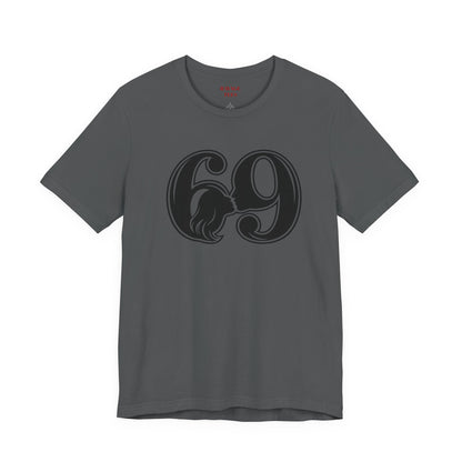 69 Retro Swirl Number Tee