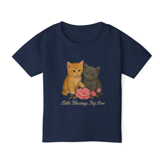 Cute Kittens with Rose "Little Blessings, Big Love"