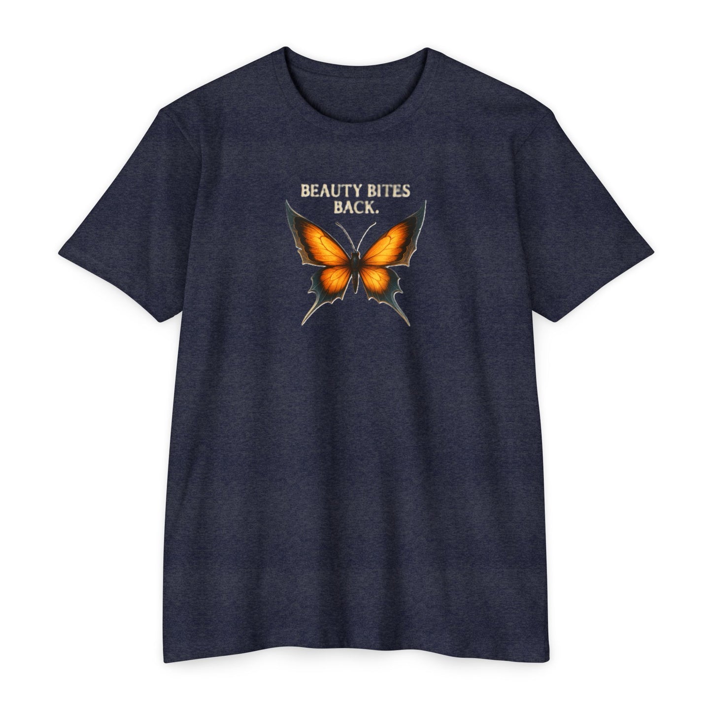 Butterfly Graphic T-Shirt – “Beauty Bites Back”