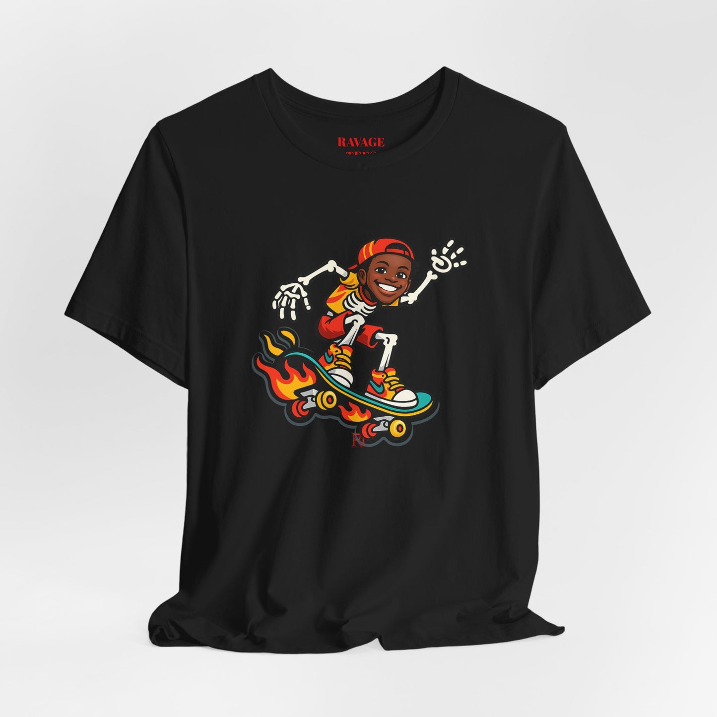 Skateboard Skeleton Tee