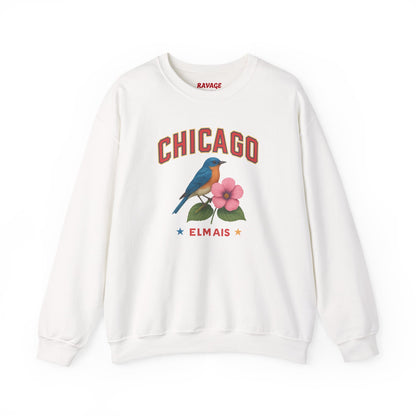 RAVAGE Chicago City Vibe Unisex Crewneck Sweatshirt