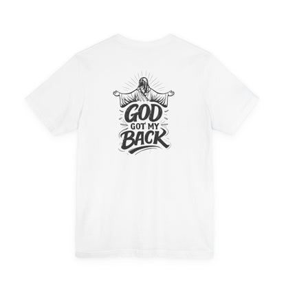 Faith Graphic Tee — 'God Got My Back' Christian T-Shirt
