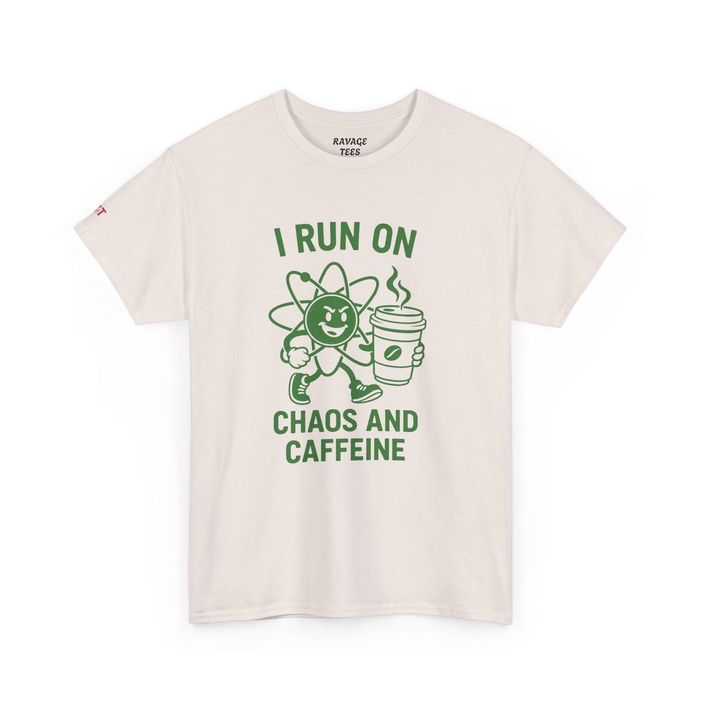Caffeine Chaos Tee - Fun Unisex Shirt for Coffee Lovers
