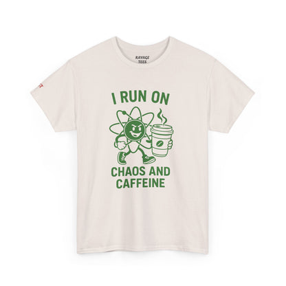 Caffeine Chaos Tee - Fun Unisex Shirt for Coffee Lovers
