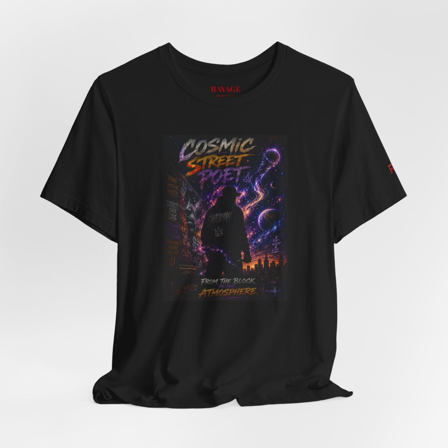 Cosmic Street Poet T‑Shirt
