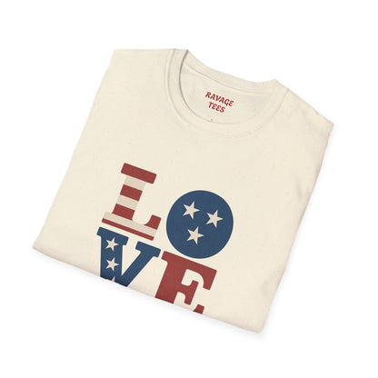 Soft Unisex Freedom & Love Graphic Tee | Gift & Daily Wear