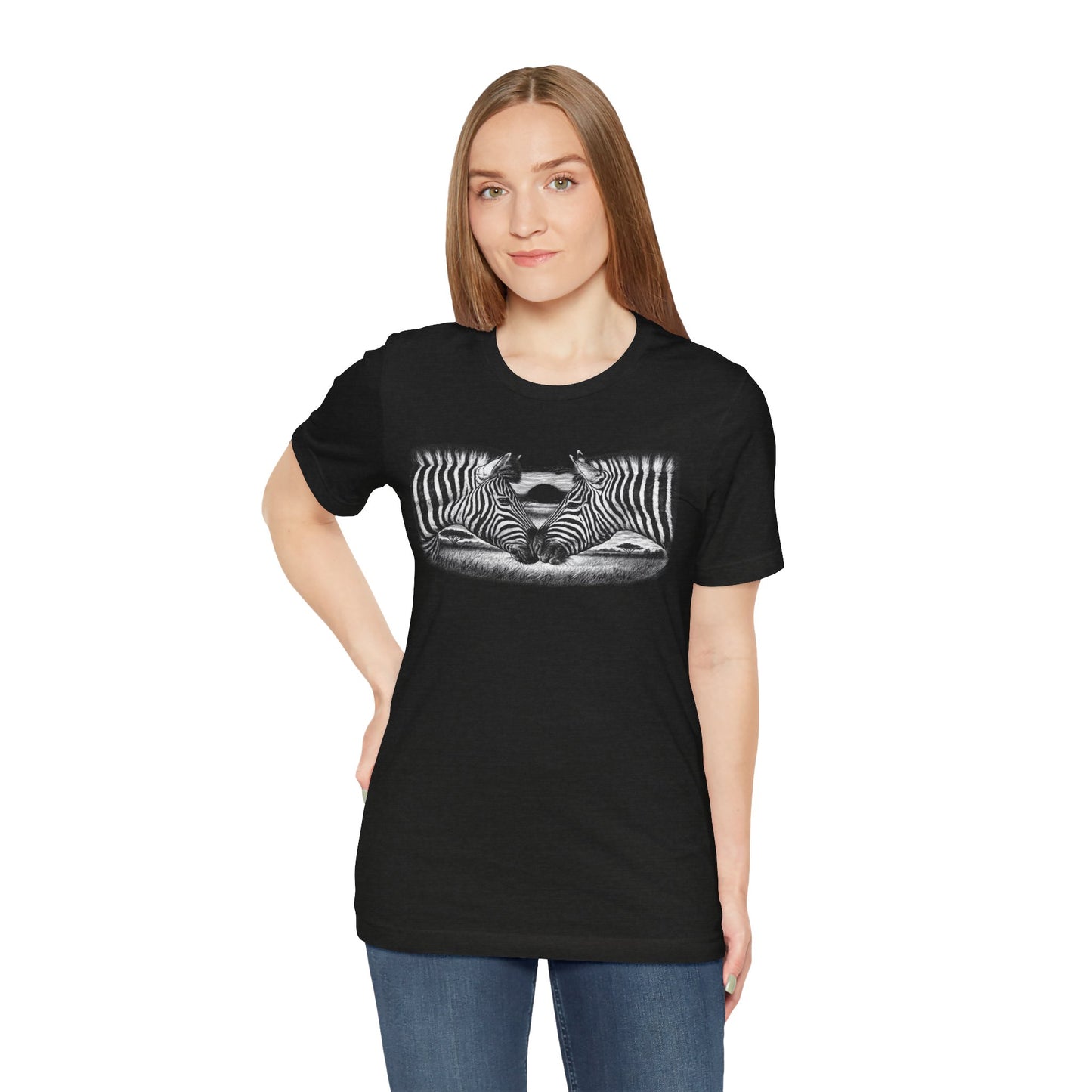 Zebra Heart Tee