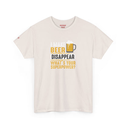 Unisex Beer Superpower Tee | Funny T-Shirt for Beer Lovers