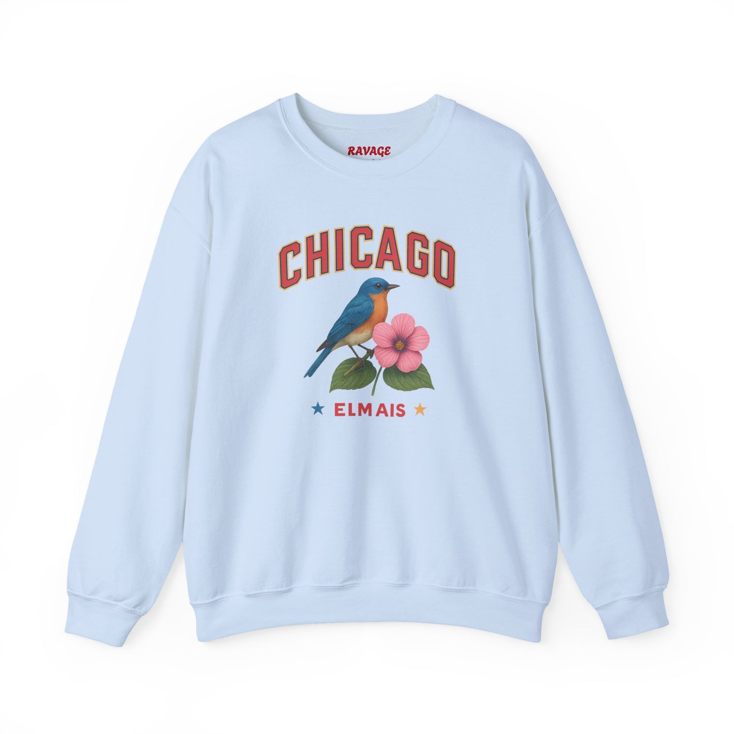 RAVAGE Chicago City Vibe Unisex Crewneck Sweatshirt