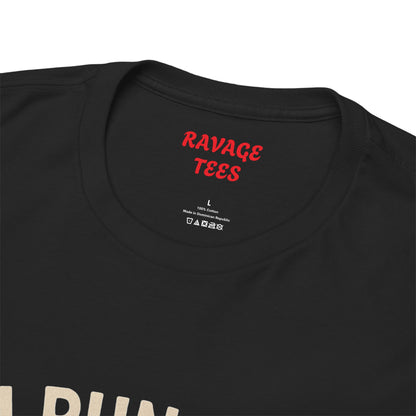 Coffee Lover's Unisex Tee - I Run on Chaos and Caffeine, Funny T-Shirt, Gift for Coffee Enthusiasts, Casual Wear, Relaxed Fit