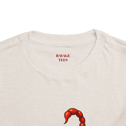 Toddler Tee — 'Backstabber's Express' Scorpion & Frog Funny Kids Shirt