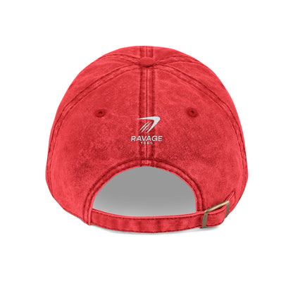 Vintage Embroidered Cap - "RAVAGE THE VIBE"