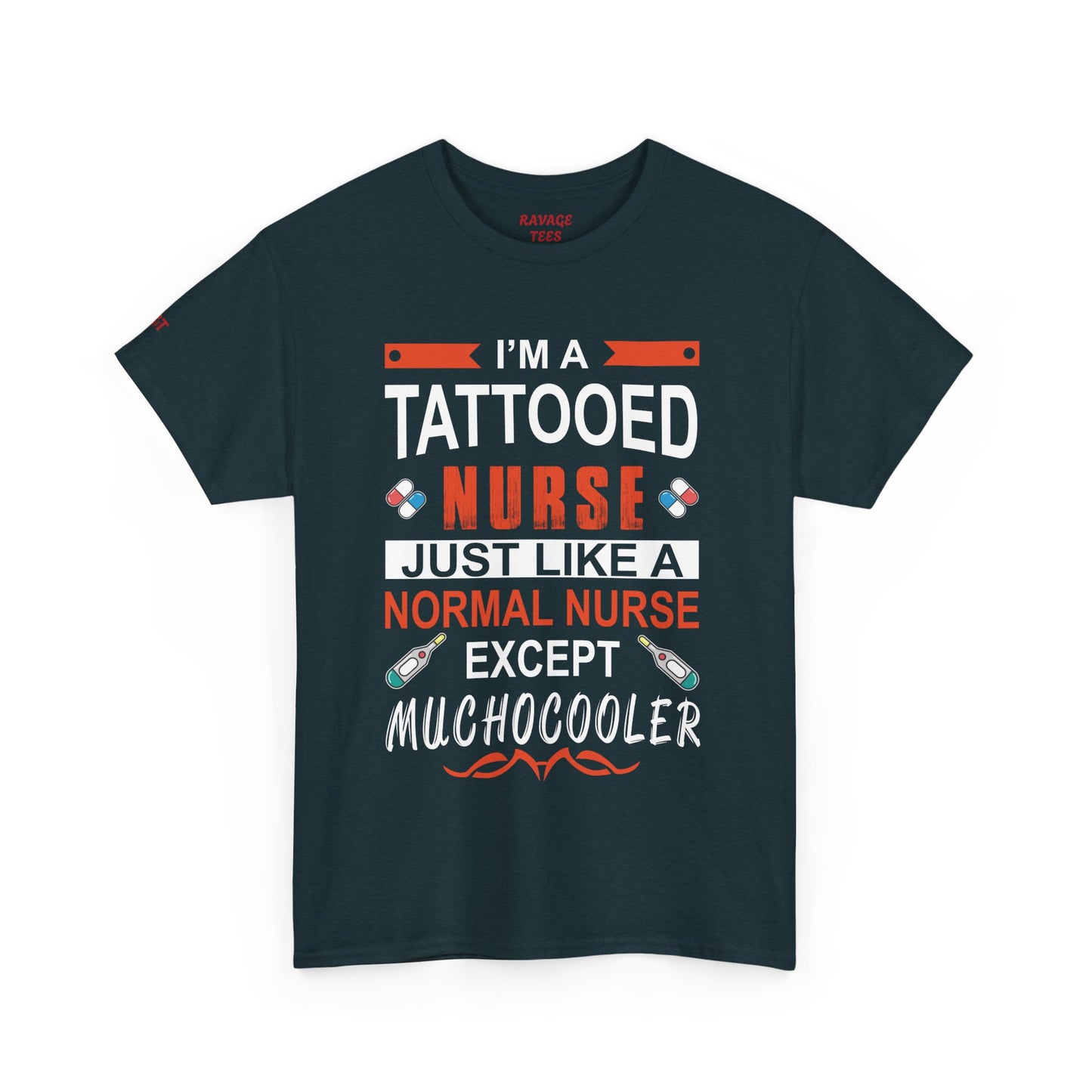 Tattooed Nurse Tee - Unisex Cotton Shirt for Nurse Appreciation, Medical Humor Tee, Fun [...]