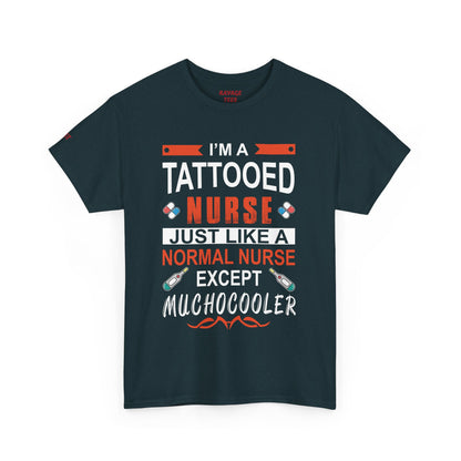 Tattooed Nurse Tee - Unisex Cotton Shirt for Nurse Appreciation, Medical Humor Tee, Fun [...]