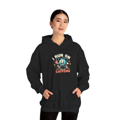 Caffeine Lover's Cozy Hoodie - Unisex Heavy Blend, Gifts for Coffee Enthusiasts, Comfy Sweater for All Occasions, Cute, Fun Design