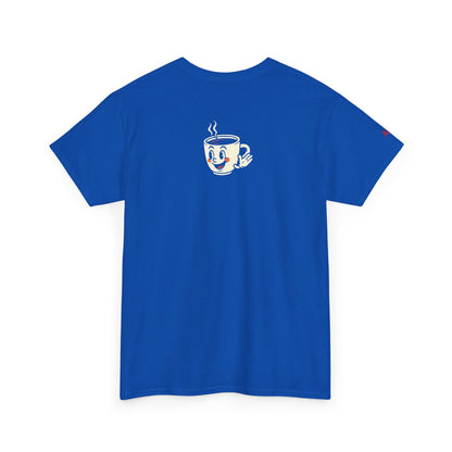 Coffee Lover's Unisex Tee - I Run on Chaos and Caffeine, Funny T-Shirt, Gift for Coffee Enthusiasts, Casual Wear, Relaxed Fit