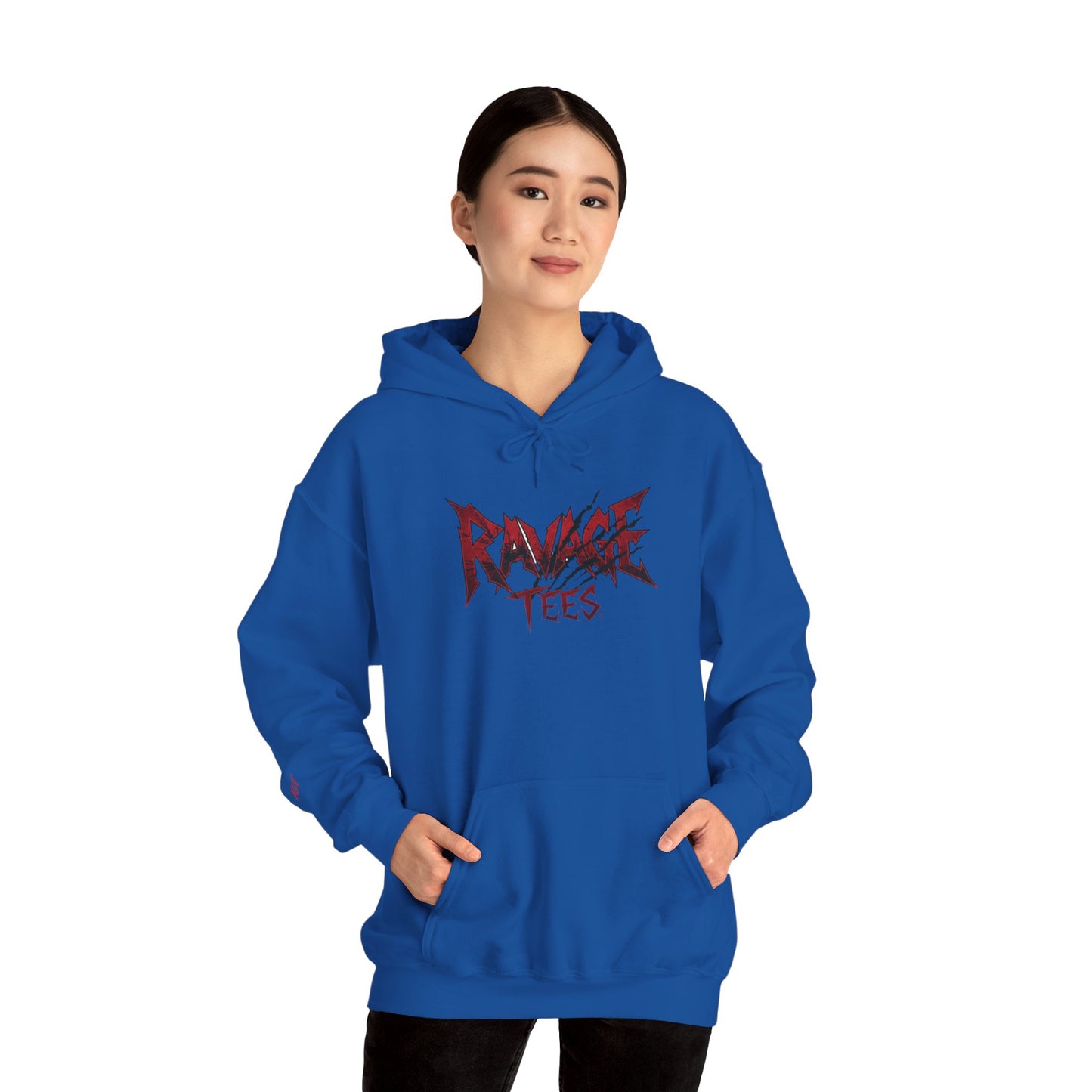 Black Tiger & Rose Graphic Hoodie