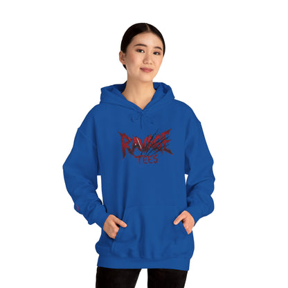 Black Tiger & Rose Graphic Hoodie