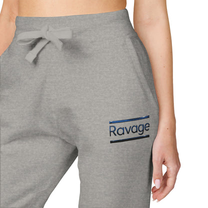 Ravage Embroidered Fleece Sweatpants — Cozy Joggers