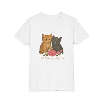 Adorable Kitten Youth Tee - Cute Cat Tee for Kids