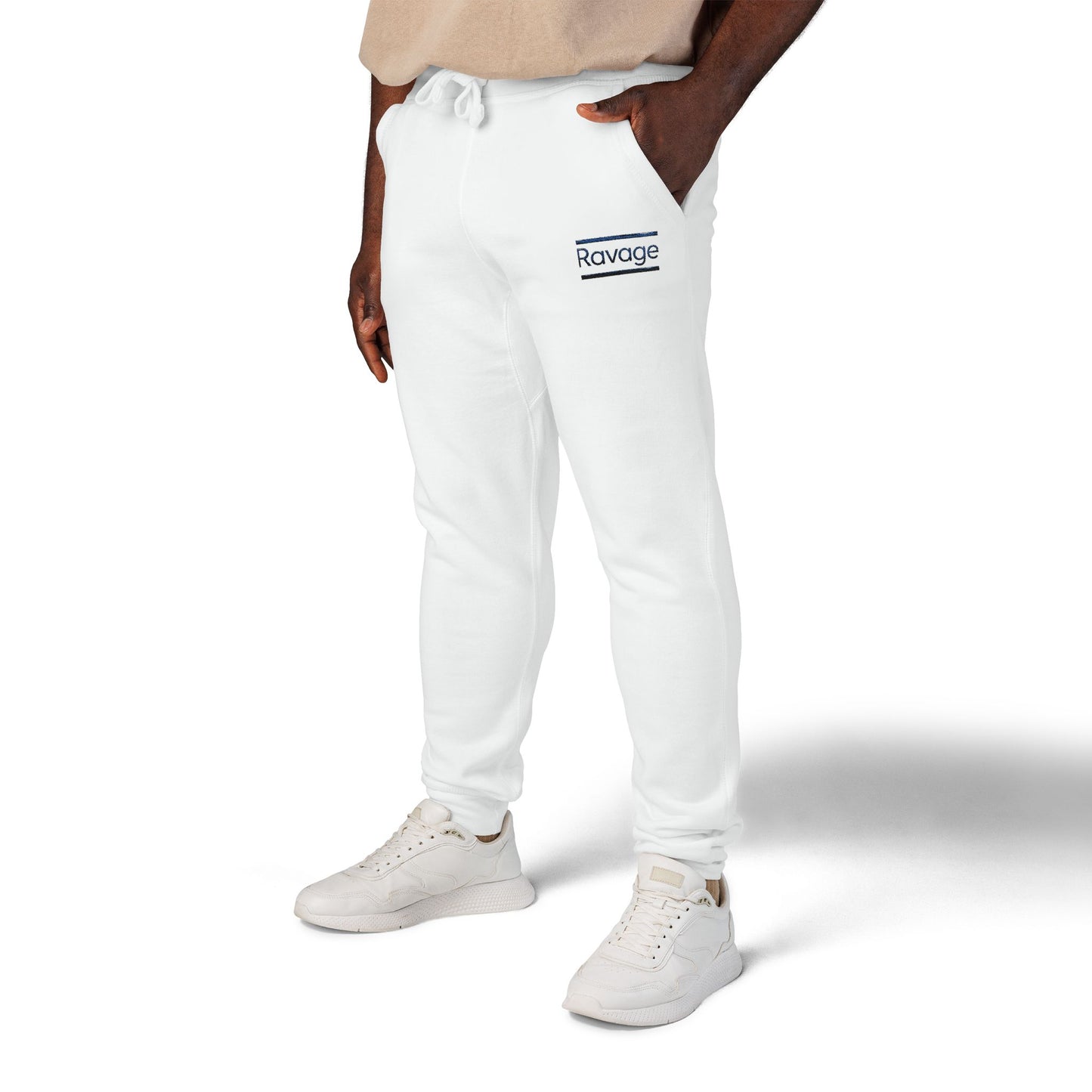 Ravage Embroidered Fleece Sweatpants — Cozy Joggers